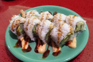 Roll on sushi diner