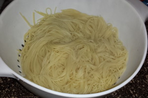 Spaghetti aglio e olio 3