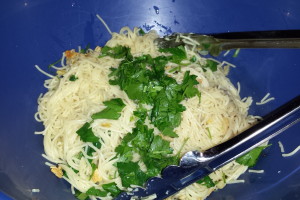 Spaghetti aglio e olio 5