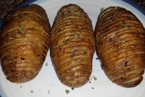 Hasselback potatoes 1